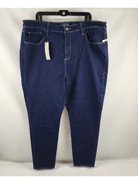 Lucky Brand Jeans Dark Emma Stretch Legging High Rise Curvy Plus Size 24W NWT